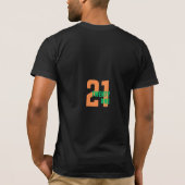 21歳の誕生日Tシャツ Tシャツ (裏面)