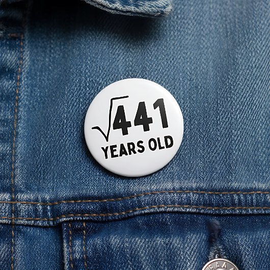 21歳の21歳の誕生日 缶バッジ