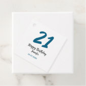 21歳はっきりした生青文字シンプルミニマル フェイバータグ (インサイチュ)