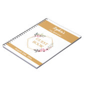 21歳エレガント誕生日パーティーゲストブック ノートブック (左側)