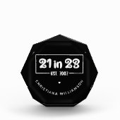 21歳カスタムの誕生日プレゼント21 in 23 Est 2002 フォトブロック (正面)