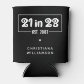 21歳カスタムの誕生日プレゼント21 in 23 Est 2002 缶クーラー (正面)