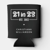21歳カスタムの誕生日プレゼント21 in 23 Est 2002 缶クーラー (裏面)