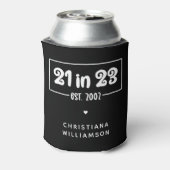 21歳カスタムの誕生日プレゼント21 in 23 Est 2002 缶クーラー (缶裏面)