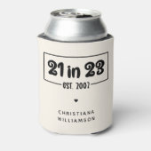 21歳カスタムの誕生日プレゼント21 in 23 Est 2002 缶クーラー (缶裏面)