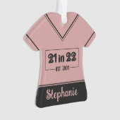 21歳カスタムの誕生日21 in 22 Est 2001誕生日 オーナメント (正面)