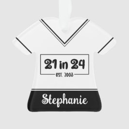 21歳カスタムの誕生日21 in 24 Est 2003誕生日 オーナメント