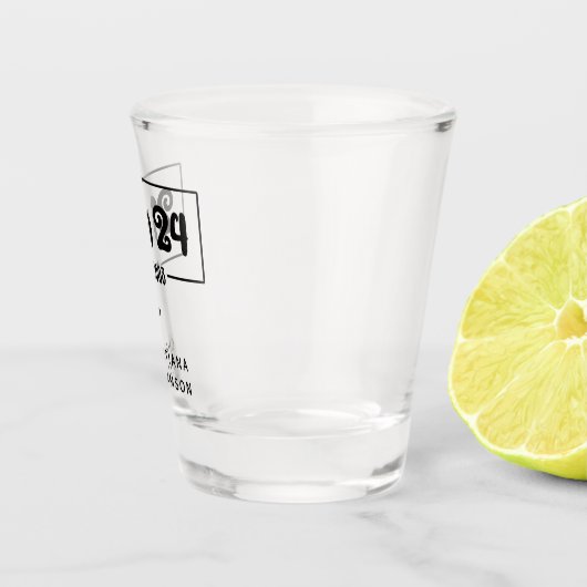 21歳カスタムの誕生日21 in 24 Est 2003誕生日 ショットグラス (右)