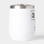 21歳パーソナライズされたの誕生日21 IN 25 Est 2004 (正面)