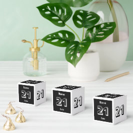 21歳パーソナライズされた誕生日のお願いボックス フェイバーボックス