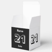 21歳パーソナライズされた誕生日のお願いボックス フェイバーボックス (オープン)