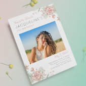 21歳フェミニンの誕生日の写真 招待状