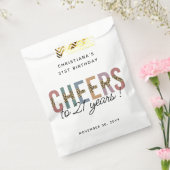 21歳モダンの誕生日パーティーLeopard Print フェイバーバッグ (封をした状態)