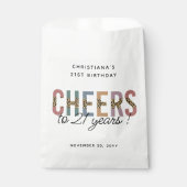 21歳モダンの誕生日パーティーLeopard Print フェイバーバッグ (正面)