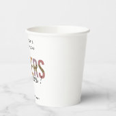 21歳モダンの誕生日パーティーLeopard Print 紙コップ (左)