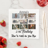 21歳モダンの誕生日9パーソナライズされたフォトコラージュ (インサイチュ)