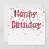 21歳モダン誕生日フォトコラージュ&バルーン文字 シーズンカード (裏面)