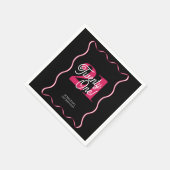 21歳レトロウェーブミニマリスト21歳 スタンダードカクテルナプキン (角)