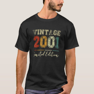 21歳レトロ2001 21歳 Tシャツ
