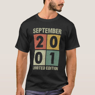 21歳ヴィンテージ2001年9月21日 Tシャツ