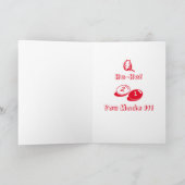 21歳男おもしろい生猫 カード (内部)