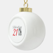 21歳素晴らし セラミックボールオーナメント (右)