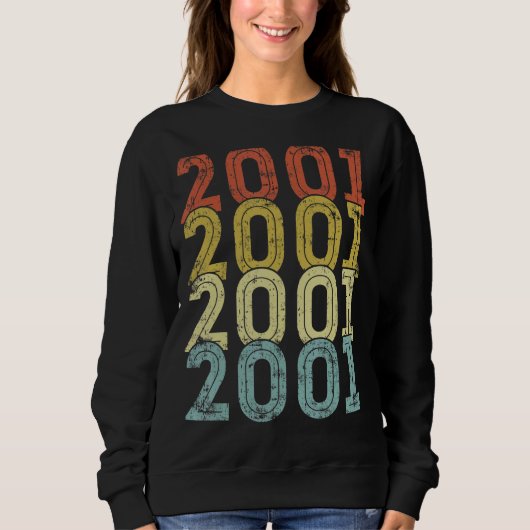21歳誕生日ヴィンテージ2001 21歳 スウェットシャツ (正面)