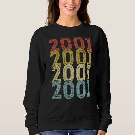 21歳誕生日ヴィンテージ2001 21歳 スウェットシャツ (正面)
