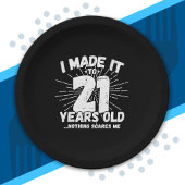21歳誕生日-誕生日ミームおもしろい- 21日 ペーパープレート