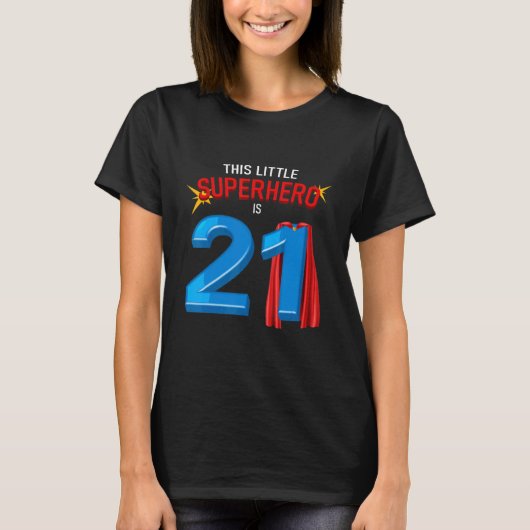 21歳21誕生日 Tシャツ (正面)