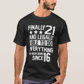 21歳 – 21歳 Tシャツ (正面)
