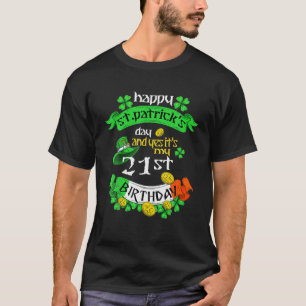21歳St patricks day私の21歳の誕生日アイリス Tシャツ