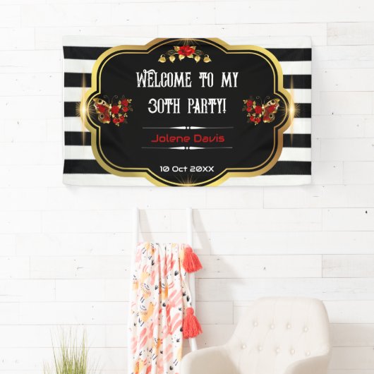 21番目のパーティーへようこそ 横断幕 (インサイチュ)