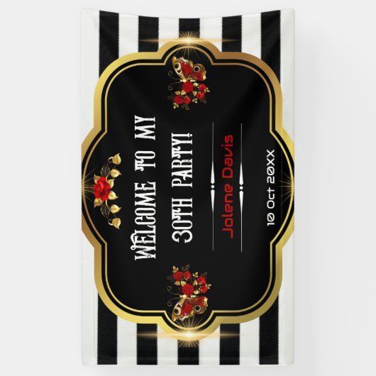 21番目のパーティーへようこそ 横断幕 (縦)