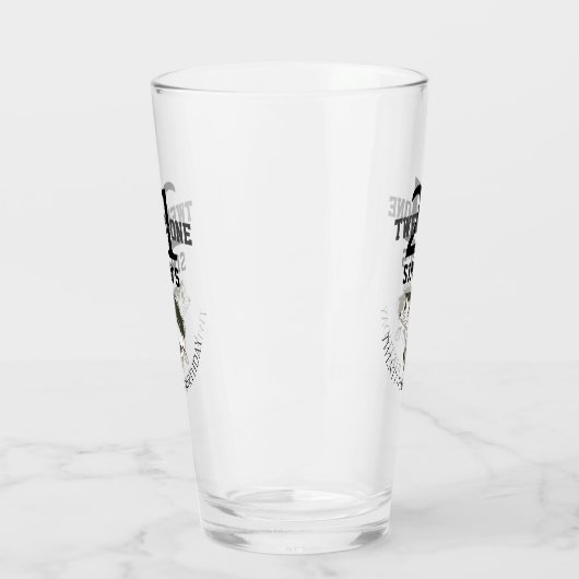 21番目の誕生日ベース魚釣りをテーマにした21 タンブラーグラス (左)