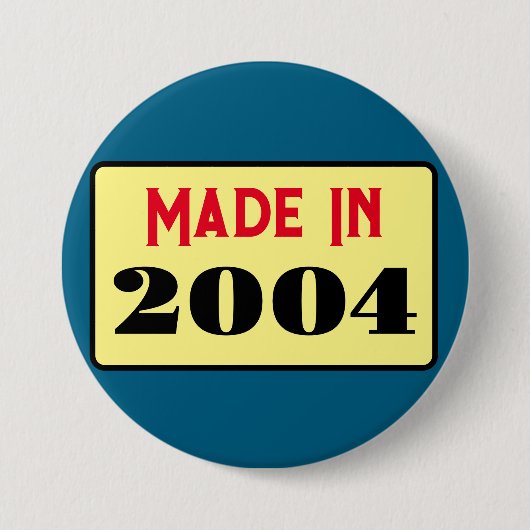 21番目の誕生日生まれパーティー2004 21ピン 缶バッジ (正面)