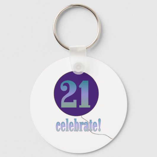 21祝って下さい キーホルダー (正面)