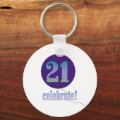 21祝って下さい キーホルダー (正面)