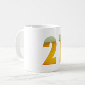 21祝歳の誕生日 コーヒーマグカップ (正面左)