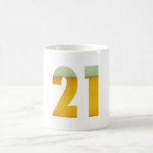 21祝歳の誕生日 コーヒーマグカップ (中央)