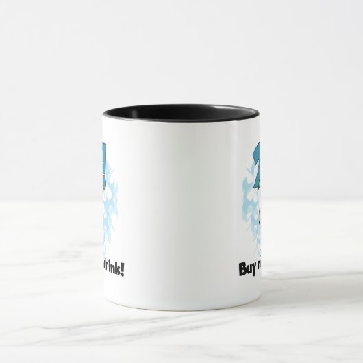 21私を飲み物のTシャツおよびギフト買って下さい マグカップ (中央)