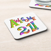 21素晴らし誕生日Tシャツとギフト コースター (左側)