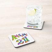 21素晴らし誕生日Tシャツとギフト コースター (右側)