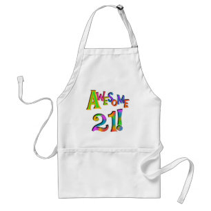 21素晴らし誕生日Tシャツとギフト スタンダードエプロン