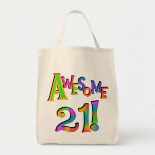 21素晴らし誕生日Tシャツとギフト トートバッグ