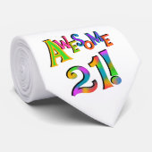 21素晴らし誕生日Tシャツとギフト ネクタイ (ロール)