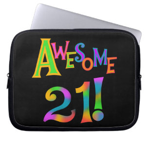 21素晴らし誕生日Tシャツとギフト ラップトップスリーブ