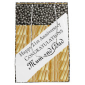 21結婚周年記念 ミディアムペーパーバッグ (裏面)