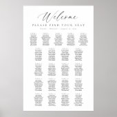 21表ウェルカムシーティングチャート ポスター (正面)