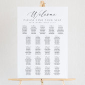 21表ウェルカムシーティングチャート ポスター